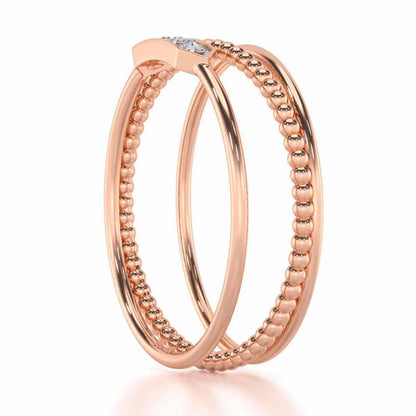 Perfect Purity Silver Ring - Rose Gold - Image 3