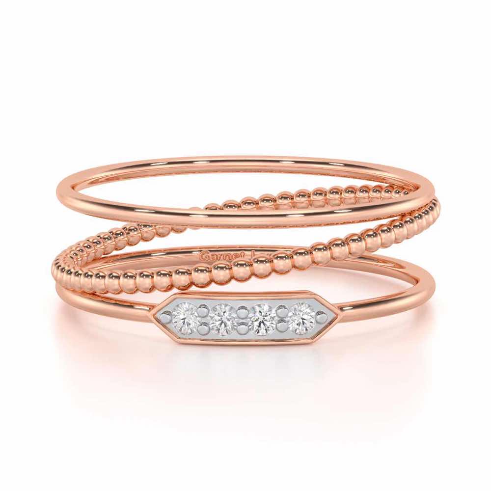 Perfect Purity Silver Ring - Rose Gold - Image 4
