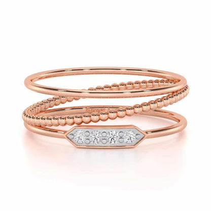 Perfect Purity Silver Ring - Rose Gold - Image 4