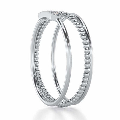 Perfect Purity Silver Ring - White Gold - Image 3