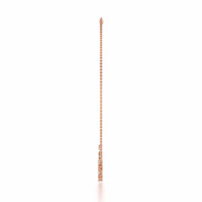 Petal Adornments Silver Necklace - Rose Gold - Image 4