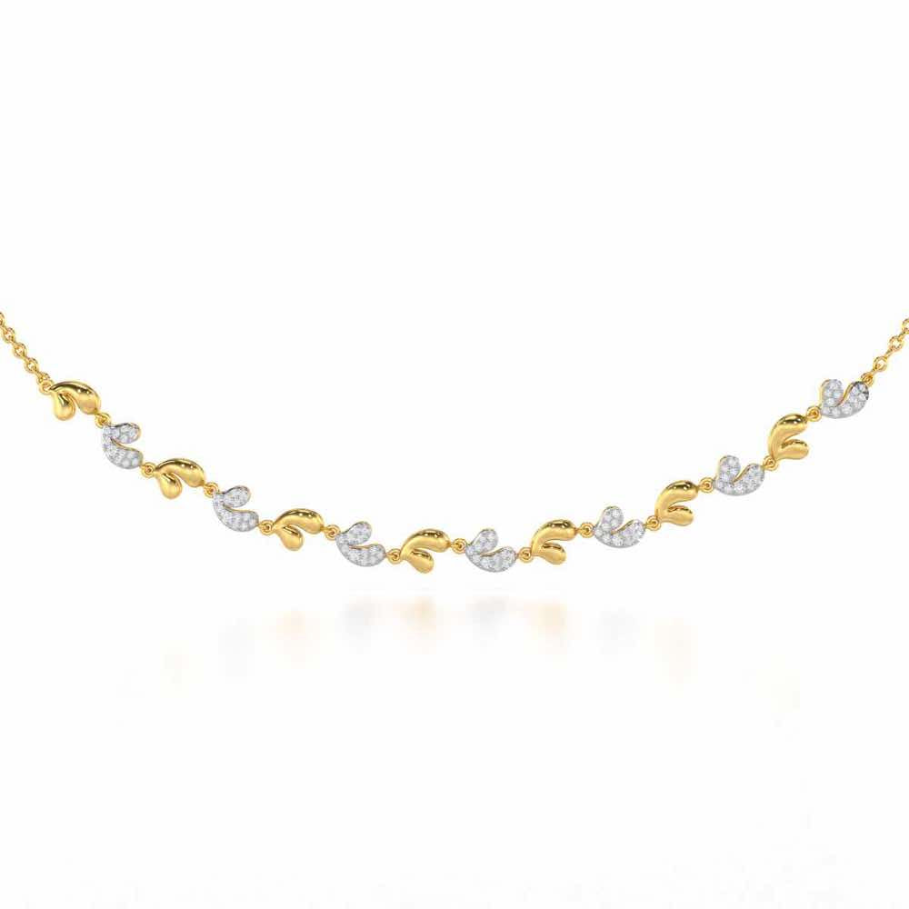 Petal Adornments Silver Necklace