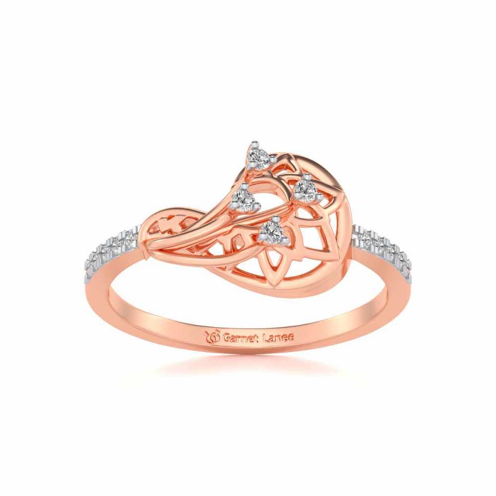 Phoenix Silver Ring - Rose Gold - Image 2