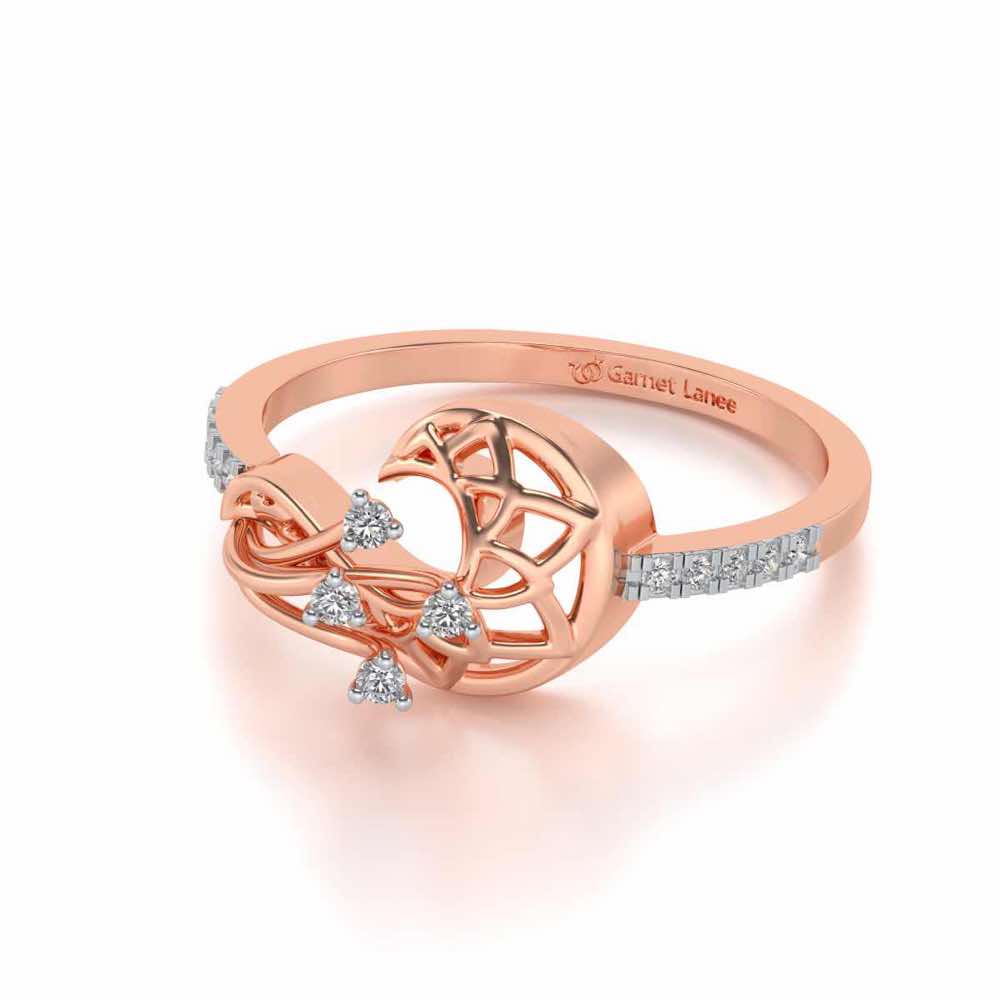 Phoenix Silver Ring - Rose Gold - Image 3