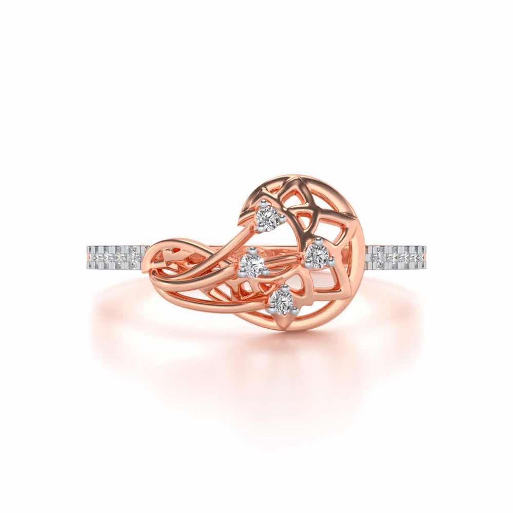 Phoenix Silver Ring - Rose Gold - Image 5