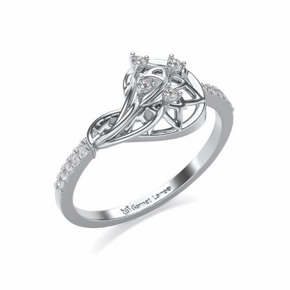 Phoenix Silver Ring - White Gold - Image 1