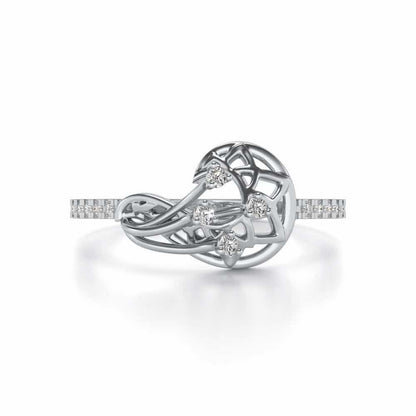 Phoenix Silver Ring - White Gold - Image 5