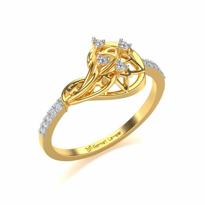 Phoenix Silver Ring - Yellow Gold - Image 1