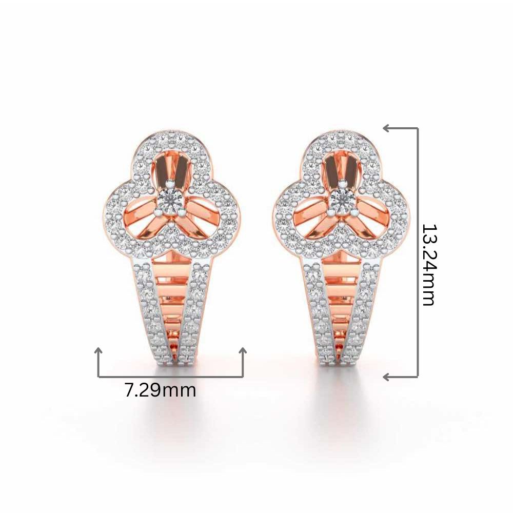 Pinwheel Flora Silver Bali - Rose Gold - Image 2