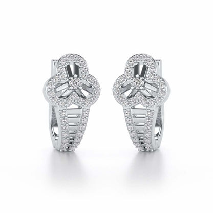Pinwheel Flora Silver Bali - White Gold - Image 1