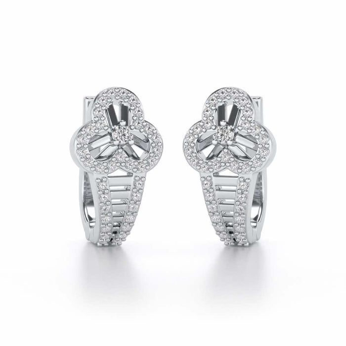 Pinwheel Flora Silver Bali - White Gold - Image 1
