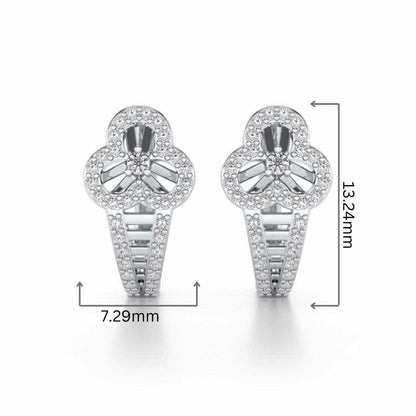 Pinwheel Flora Silver Bali - White Gold - Image 2