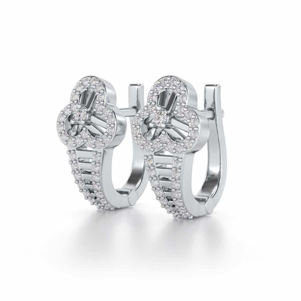 Pinwheel Flora Silver Bali - White Gold - Image 3