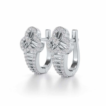 Pinwheel Flora Silver Bali - White Gold - Image 3