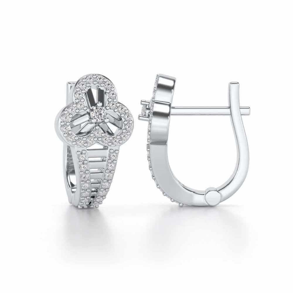 Pinwheel Flora Silver Bali - White Gold - Image 4