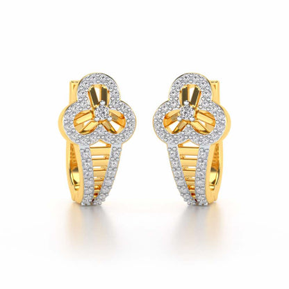 Pinwheel Flora Silver Bali - Yellow Gold - Image 1