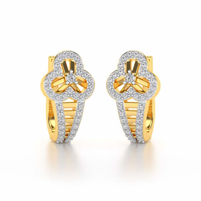 Pinwheel Flora Silver Bali - Yellow Gold - Image 1