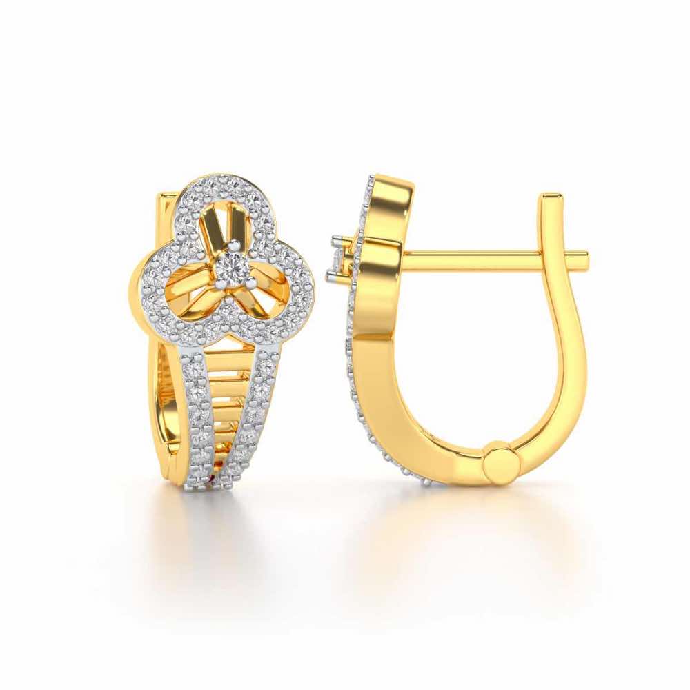 Pinwheel Flora Silver Bali - Yellow Gold - Image 4