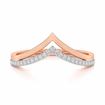 Point To Silver Ring - Rose Gold - Image 4