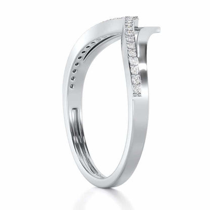 Point To Silver Ring - White Gold - Image 3