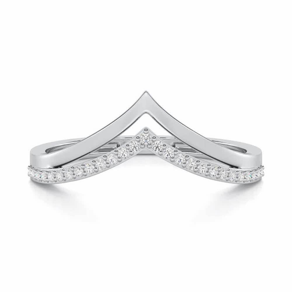 Point To Silver Ring - White Gold - Image 4