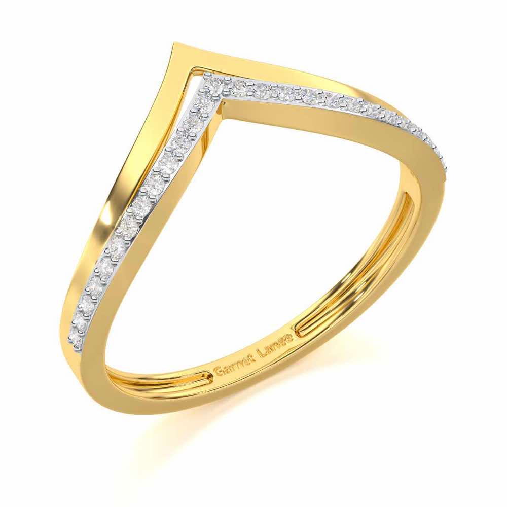 Point To Silver Ring - Yellow Gold - Image 1