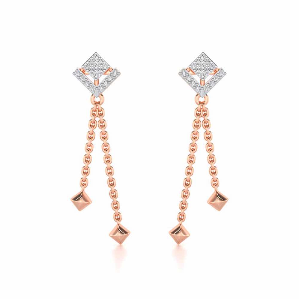 Posh Silver Dangler Earrings