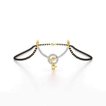 Prakash Silver Mangasutra - Yellow Gold - Image 1