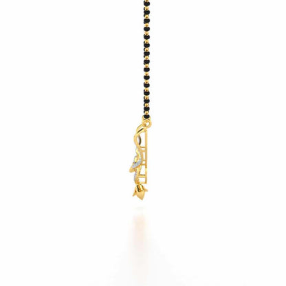 Prakash Silver Mangasutra - Yellow Gold - Image 4