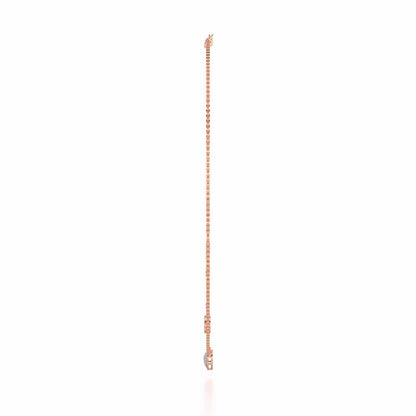 Precious Silver Necklace - Rose Gold - Image 4