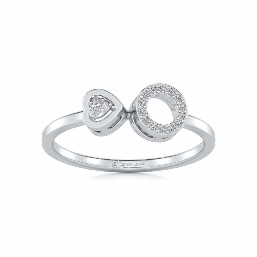 Precious Silver Ring - White Gold - Image 2