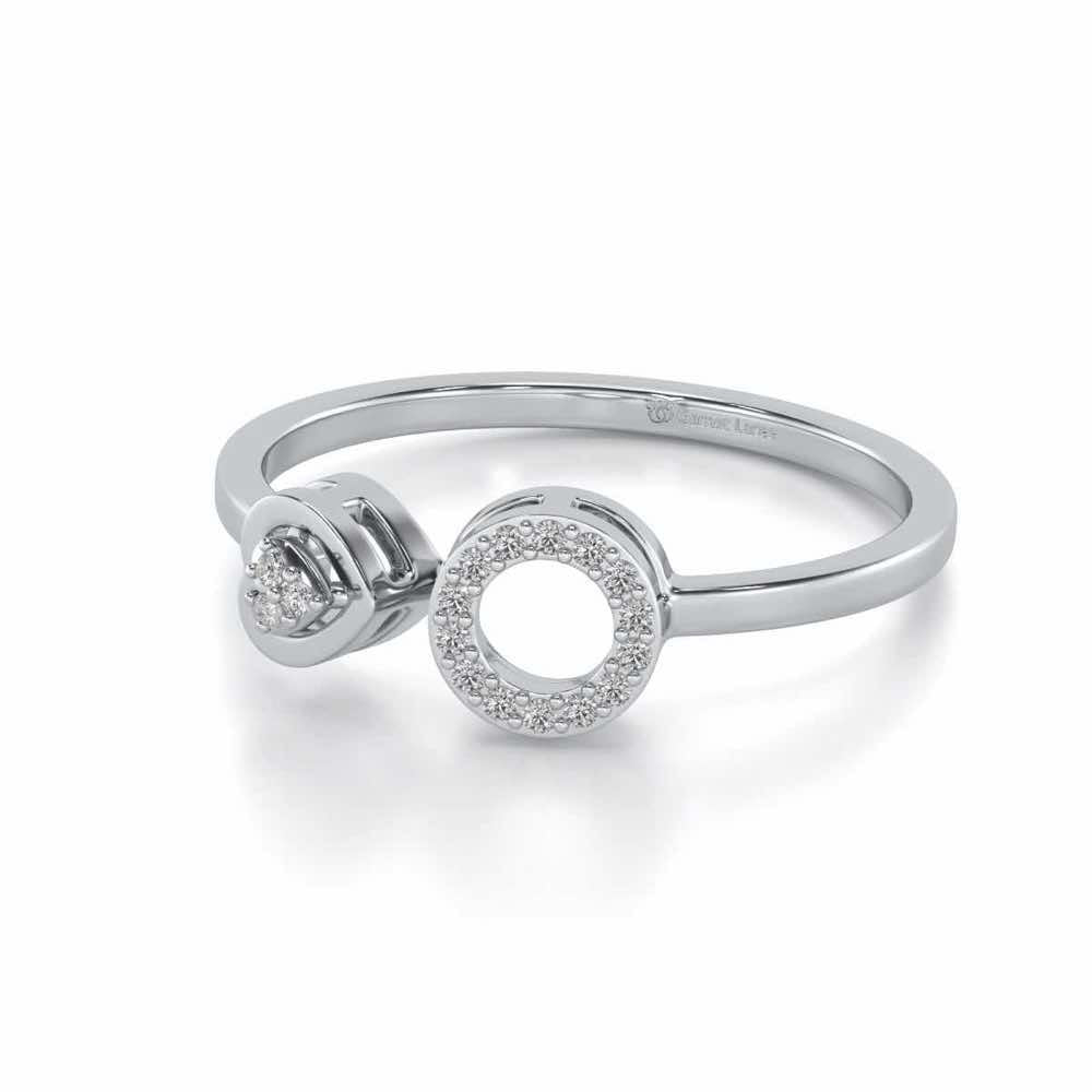 Precious Silver Ring - White Gold - Image 3