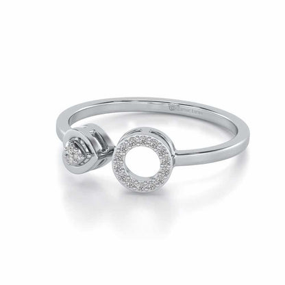 Precious Silver Ring - White Gold - Image 3