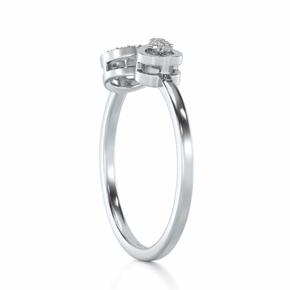 Precious Silver Ring - White Gold - Image 4