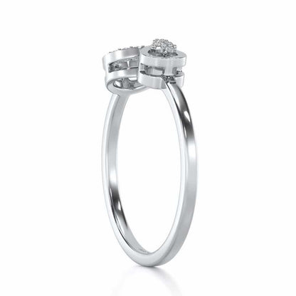 Precious Silver Ring - White Gold - Image 4