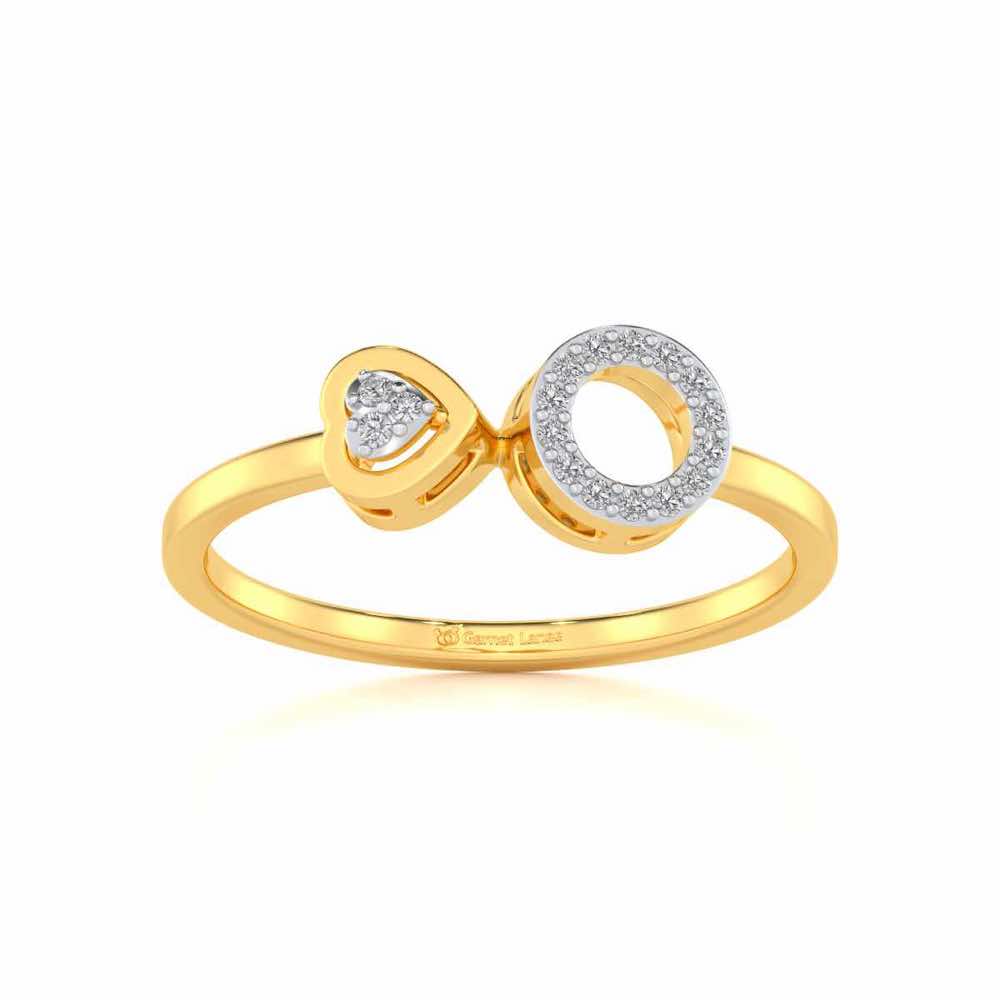Precious Silver Ring - Yellow Gold - Image 2