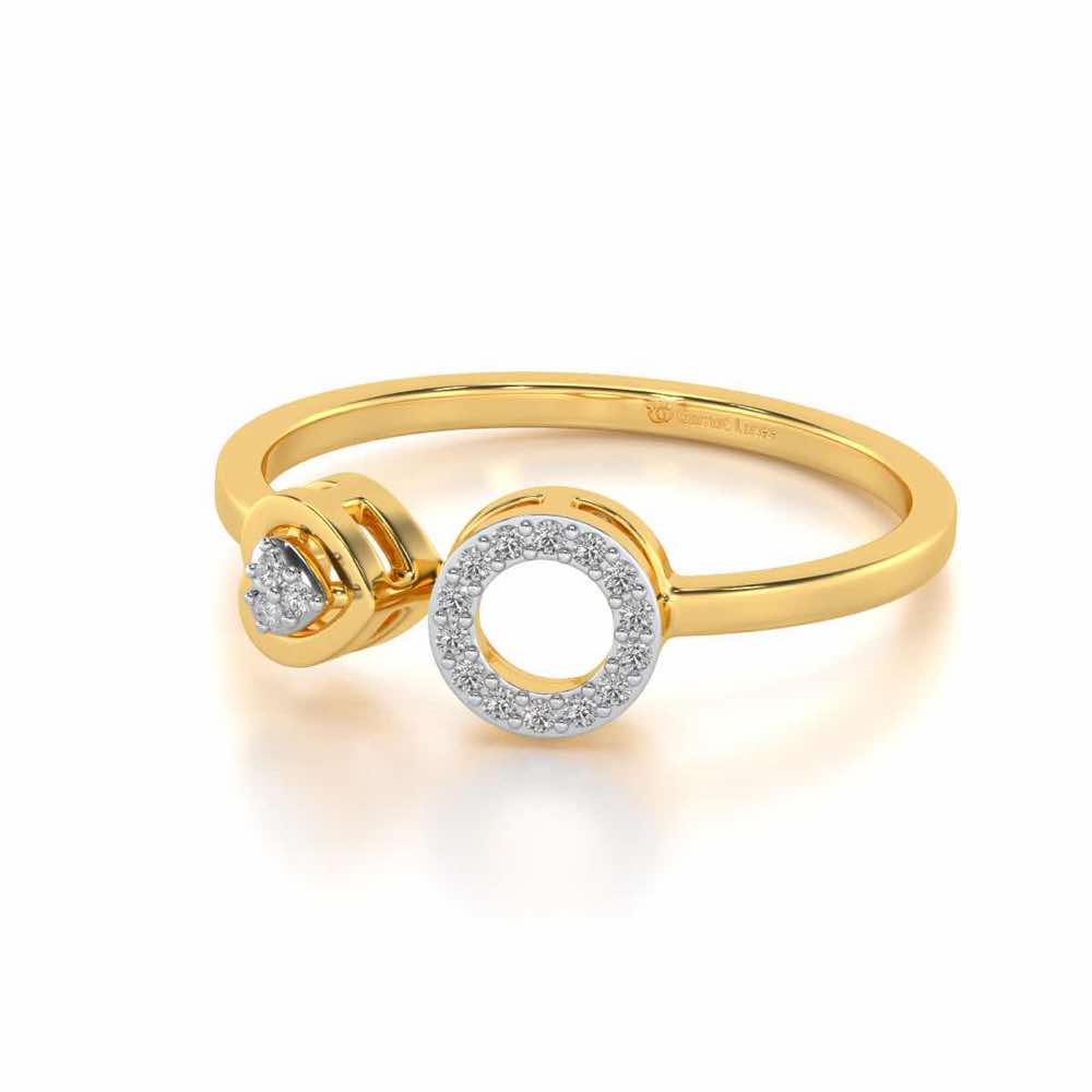 Precious Silver Ring - Yellow Gold - Image 3