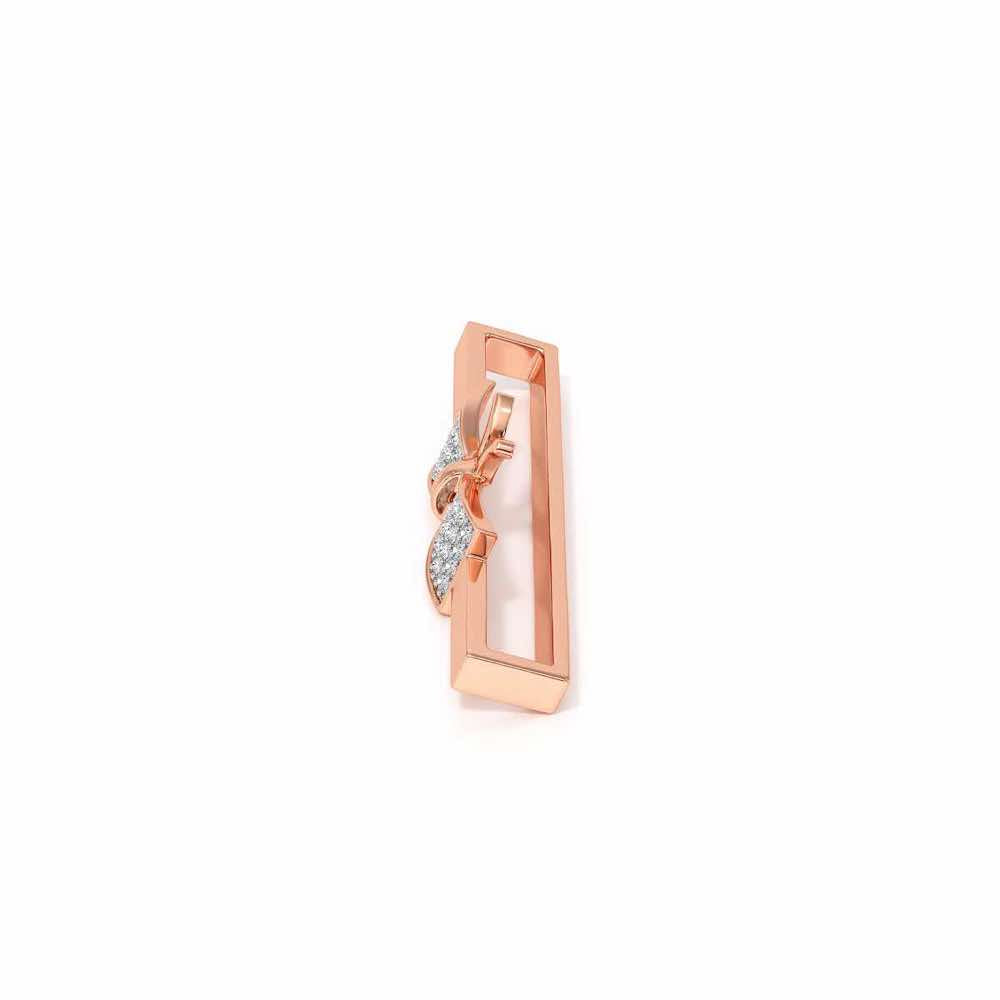 Pretty Bow Silver Watch Band - Rose Gold - Image 4