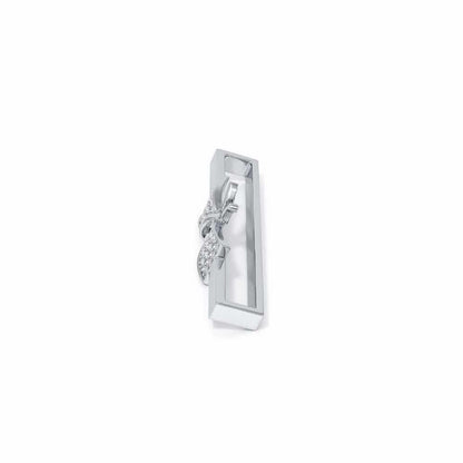 Pretty Bow Silver Watch Band - White Gold - Image 4