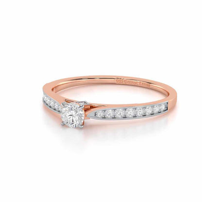Prime Essence Women Solitaire Ring - Rose Gold - Image 2