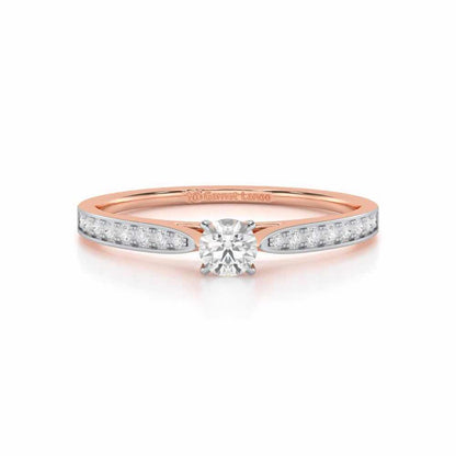 Prime Essence Women Solitaire Ring - Rose Gold - Image 4