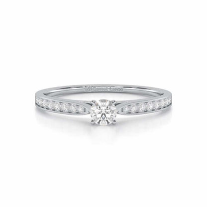 Prime Essence Women Solitaire Ring - White Gold - Image 4