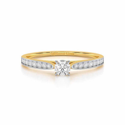 Prime Essence Women Solitaire Ring - Yellow Gold - Image 4