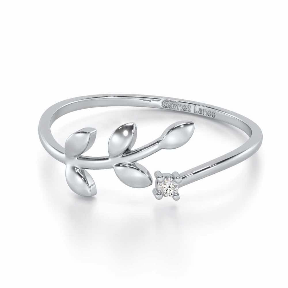 Princess Perfection Silver Ring - White Gold - Image 2