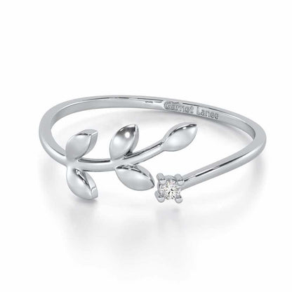 Princess Perfection Silver Ring - White Gold - Image 2