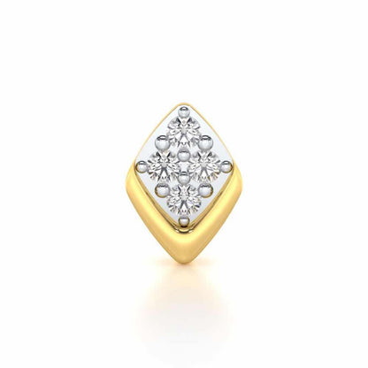 Pristine Silver Nosepin - Yellow Gold - Image 1