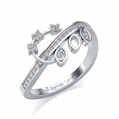 Protection Silver Ring - White Gold - Image 1