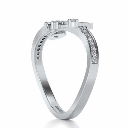 Protection Silver Ring - White Gold - Image 3