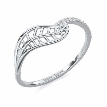 Pure Pleasure Silver Ring - White Gold - Image 1