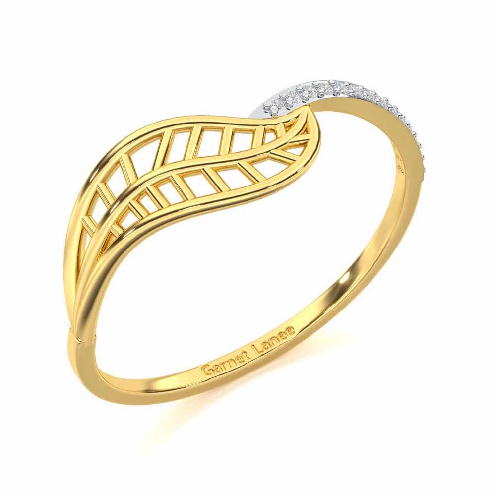 Pure Pleasure Silver Ring - Yellow Gold - Image 1
